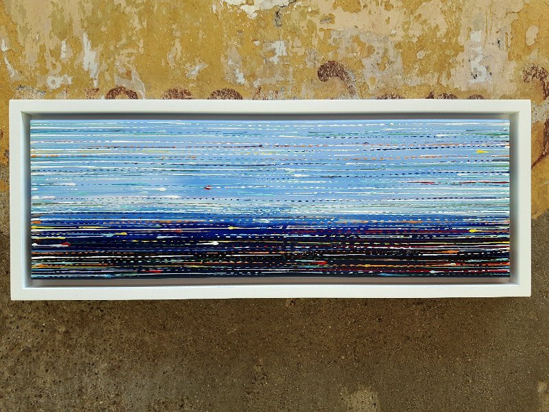 coloured lines 8-2016  60x20 Acryl-Lack auf LW